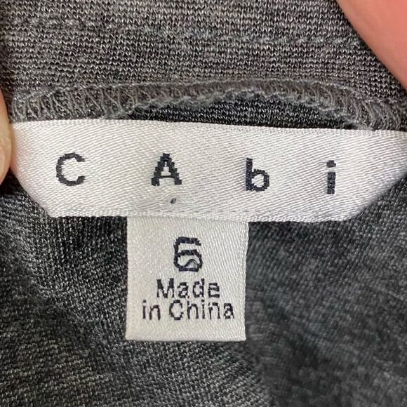 Cabi | Dark Gray Peplum Tank Top Size 6 - Picture 9 of 10